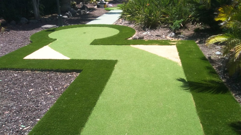 CESPED MINIGLOF. HOTEL JARDIN TECINA. LA GOMERA